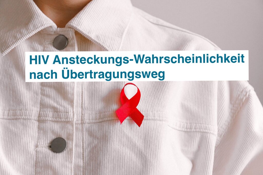 Wahrscheinlichkeit einer HIV Infektion nach Übertragungswegen